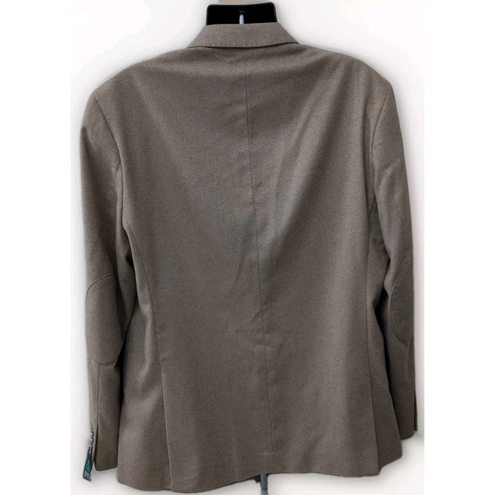 Paisley‎ & Gray Mens Peak Slim Fit Asian Bird Lined Blazer Size 46R Beige NWT - Picture 4 of 12